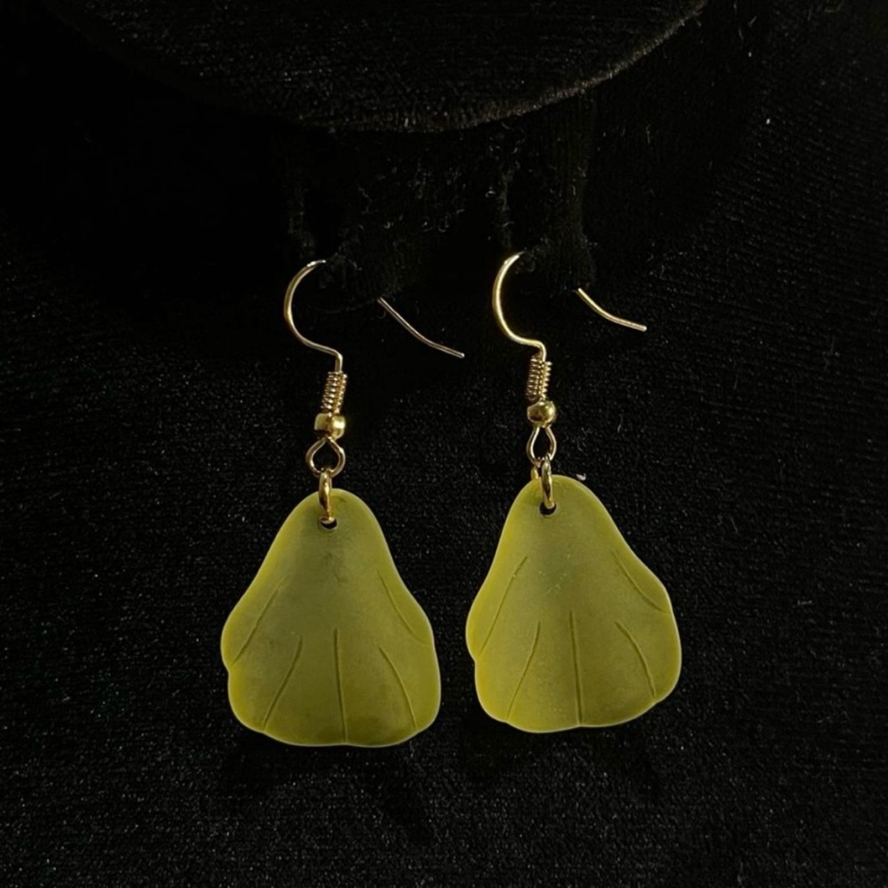 Elegant Gold and Yellow Petal Earrings